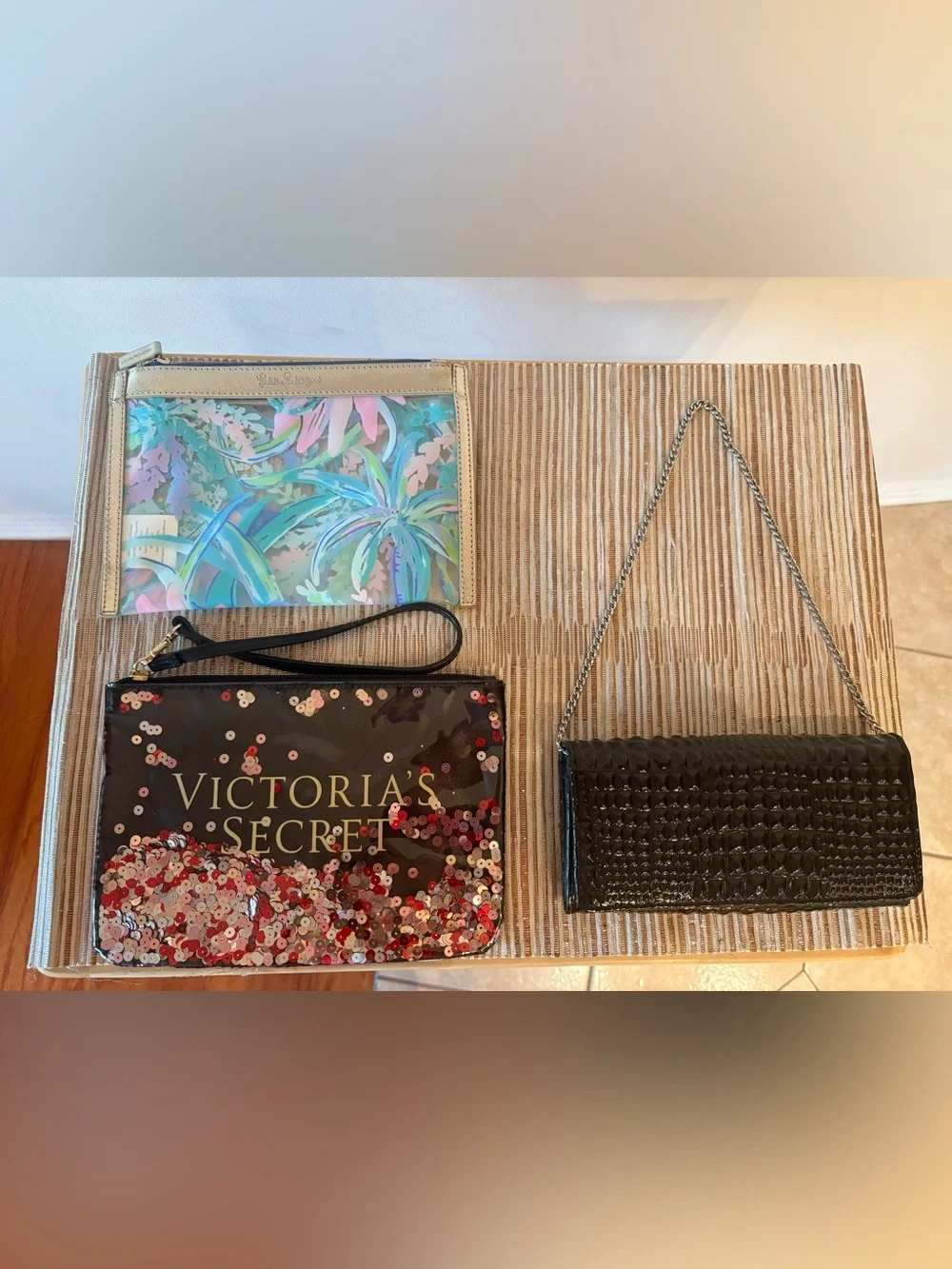 Lilly Pulitzer & Victoria’s Secret included in set of 3 small bags
